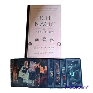 "Light Magic" spell book and tarot cards